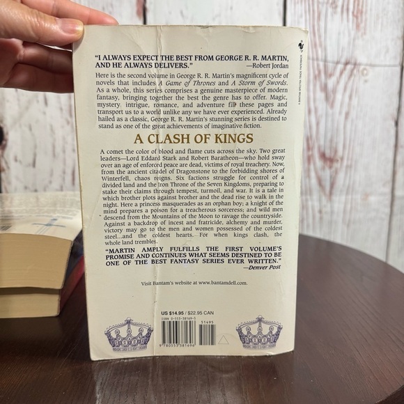 George R. R. Martin books 3 out of the 5 sets of Game of Thrones book Paper Back - Picture 1 of 14